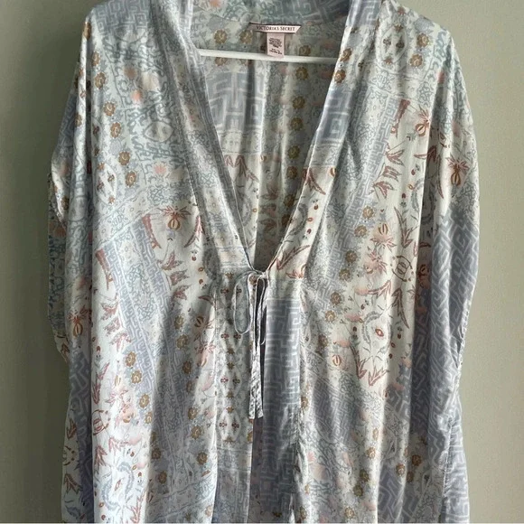 Victoria’s Secret Kimono Swim Cover Up - Floral Boho - O/S - Picture 7 of 11